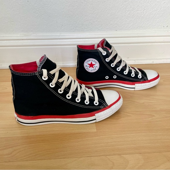 VINTAGE Converse Chuck Taylor All Star High Top Sneakers Unisex 8 Women / 6 Men - Picture 11 of 14